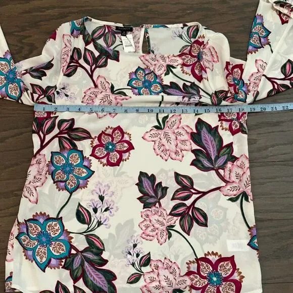 New! Talbots POET SLEEVE TOP - FLORAL SZ XS NWT - Picture 7 of 10